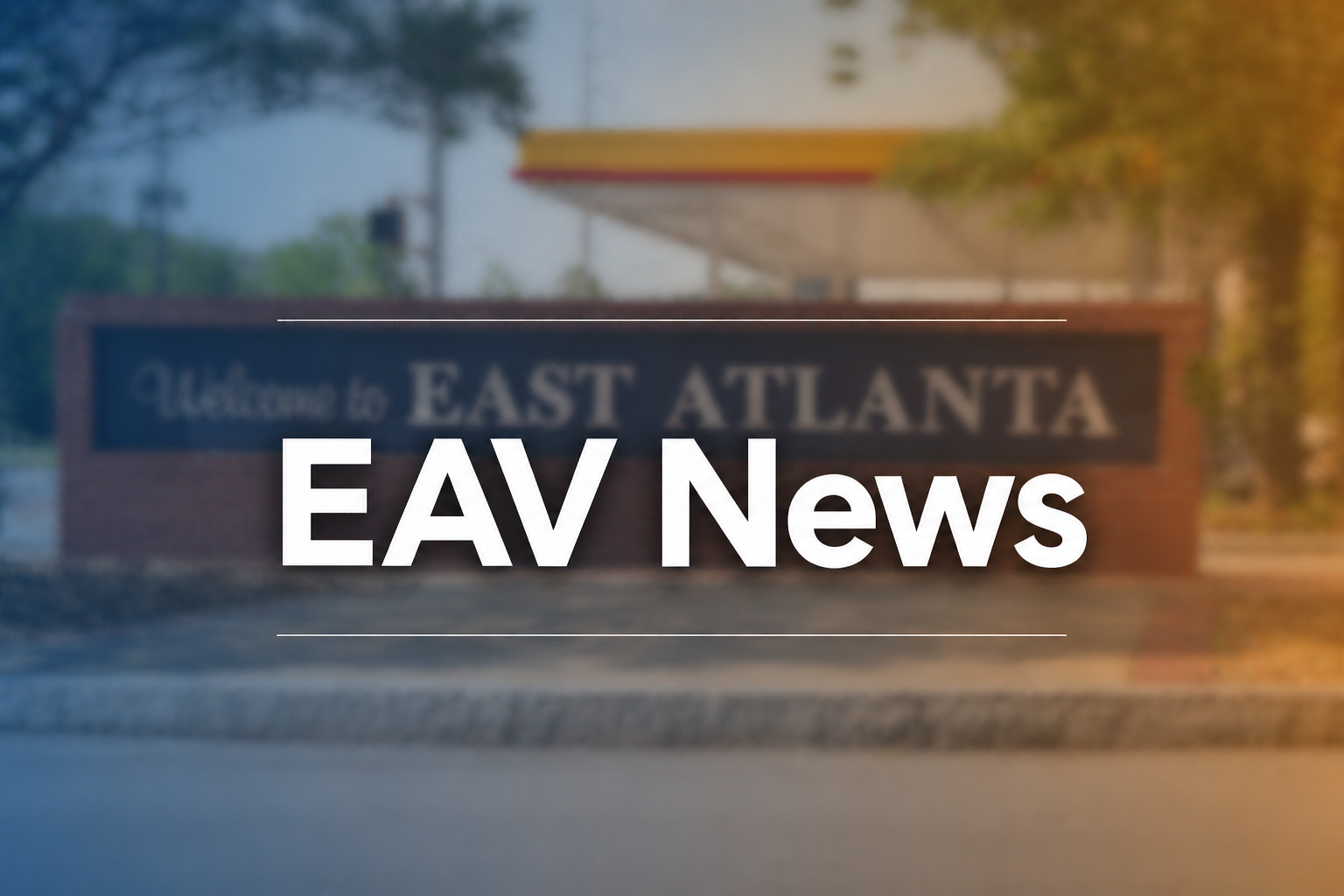 East Atlanta Village street scene used as a generic local news image